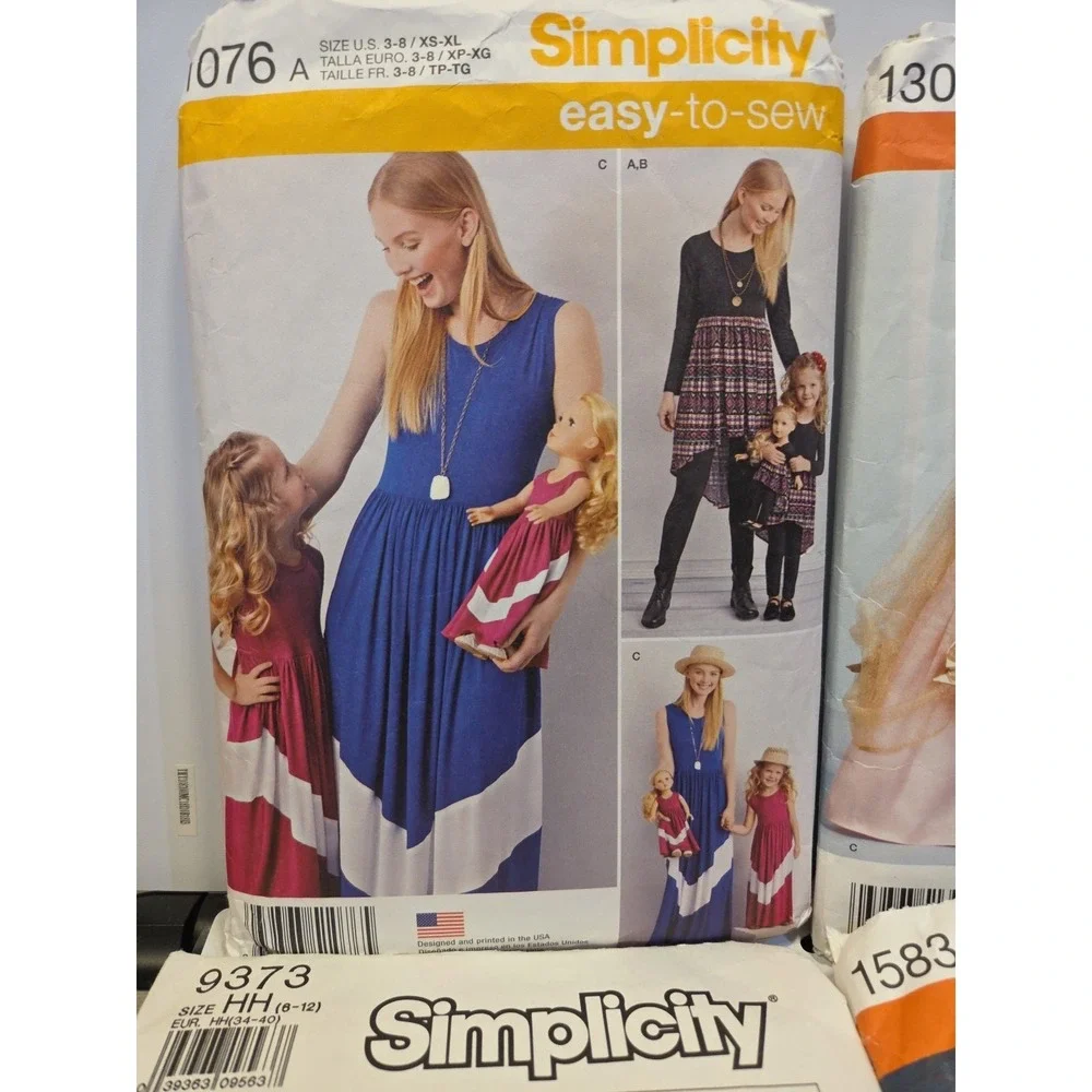 Simplicity‎ Lot,1, Butterick, Mom, Daughter, & Dress Up